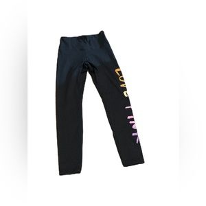 PINK Victoria’s Secret High Waist Full Length Leggings, Size Medium